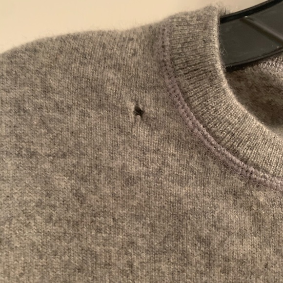 cotton-cashmere crewneck sweater - Picture 4 of 5